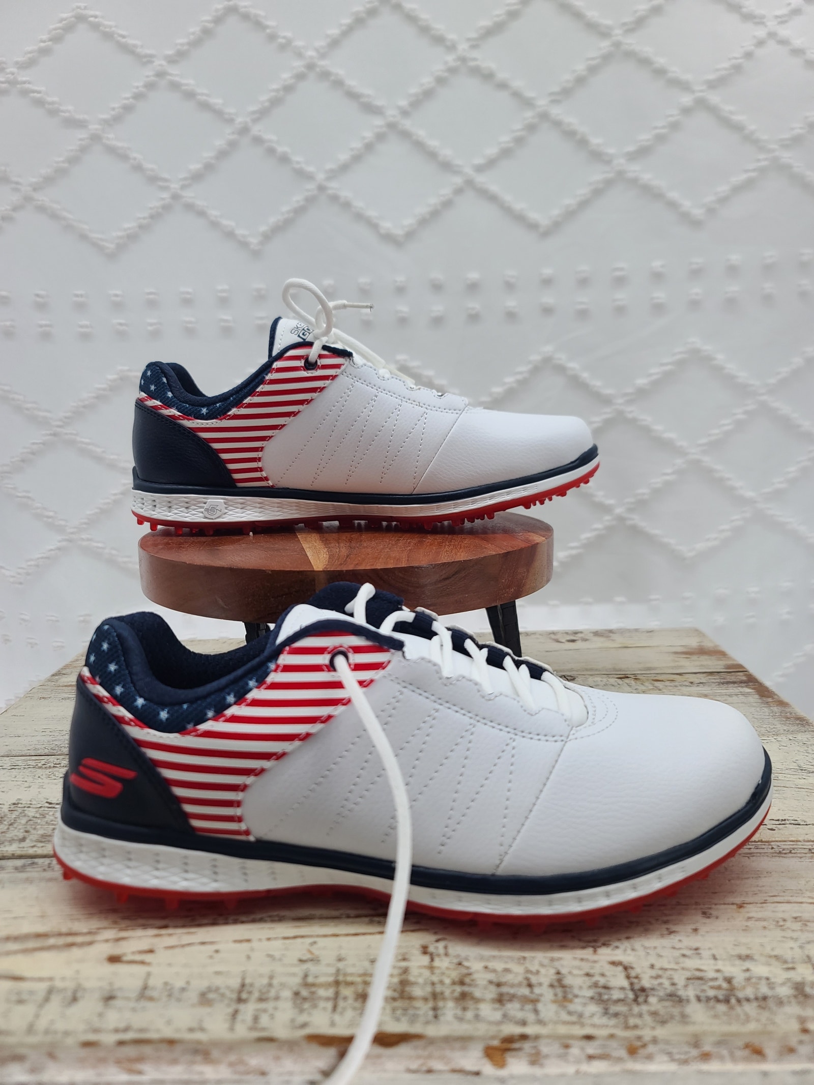 Skechers 123120 Go Golf Pivot Patriot Women's Golf Shoes Size 7.5 Performance